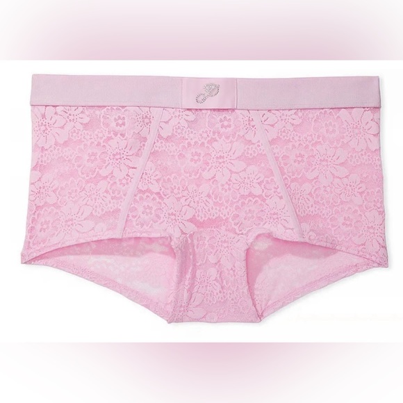Victoria's Secret Pink Wink Shine
Logo Boyshort Panty Size
Rhinestone VS - Picture 5 of 5